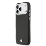 Apple iPhone 17 Pro Max Kılıf BMW Orjinal Lisanslı M-safe Şarj Özellikli Metal Logolu Tam Kaplama Deri Kapak