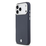 Apple iPhone 17 Pro Max Kılıf BMW Orjinal Lisanslı M-safe Şarj Özellikli Metal Logolu Tam Kaplama Deri Kapak