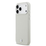 Apple iPhone 17 Pro Max Kılıf BMW Orjinal Lisanslı M-safe Şarj Özellikli Metal Logolu Tam Kaplama Deri Kapak