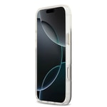 Apple iPhone 17 Pro Max Kılıf Guess Orjinal Lisanslı M-safe Şarj Özellikli 4G Desenli Simli Silikon Kapak