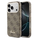 Apple iPhone 17 Pro Max Kılıf Guess Orjinal Lisanslı M-safe Şarj Özellikli Script Yazı Logolu 4G Desenli Kapak