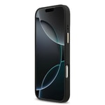 Apple iPhone 17 Pro Max Kılıf Guess Orjinal Lisanslı M-safe Şarj Özellikli Gold Metal Kamera Çerçeveli Taşlı 4G Logolu Kapak