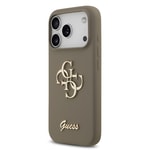 Apple iPhone 17 Pro Max Kılıf Guess Orjinal Lisanslı Grained Yazı Logolu Kapak