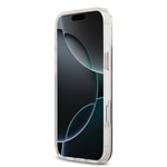 Apple iPhone 17 Pro Max Kılıf Guess Orjinal Lisanslı M-safe Şarj Özellikli 4G Desenli Simli Silikon Kapak
