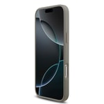 Apple iPhone 17 Pro Max Kılıf Guess Orjinal Lisanslı Taşlı Arka Yüzey Üçgen Logolu Kapak