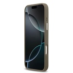 Apple iPhone 17 Pro Max Kılıf Guess Orjinal Lisanslı Grained 4G Metal Büyük Logolu Kapak