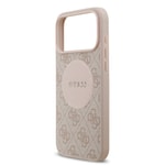 Apple iPhone 17 Pro Max Kılıf Guess Orjinal Lisanslı M-safe Şarj Özellikli Yazı Logolu Circle Classic Kapak