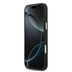 Apple iPhone 17 Pro Max Kılıf Guess Orjinal Lisanslı Gümüş Metal Kamera Çerçeveli 4G Desenli Metal Büyük 4G ve Yazı Logolu Kapak