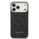 Apple iPhone 17 Pro Max Kılıf Guess Orjinal Lisanslı M-safe Şarj Özellikli Askılı ve 4G Logo Kartlıklı Kapak