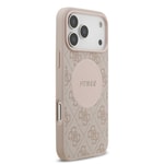 Apple iPhone 17 Pro Max Kılıf Guess Orjinal Lisanslı M-safe Şarj Özellikli Yazı Logolu Circle Classic Kapak