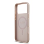 Apple iPhone 17 Pro Max Kılıf Guess Orjinal Lisanslı M-safe Şarj Özellikli Yazı Logolu Circle Classic Kapak