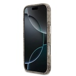 Apple iPhone 17 Pro Max Kılıf Guess Orjinal Lisanslı M-safe Şarj Özellikli Script Yazı Logolu 4G Desenli Kapak