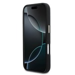 Apple iPhone 17 Pro Max Kılıf Guess Orjinal Lisanslı 4G Büyük Metal Kamera Çerçeveli PU Deri Resin Kapak