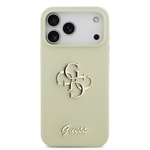 Apple iPhone 17 Pro Max Kılıf Guess Orjinal Lisanslı Grained Yazı Logolu Kapak