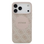 Apple iPhone 17 Pro Max Kılıf Guess Orjinal Lisanslı M-safe Şarj Özellikli Yazı Logolu Circle Classic Kapak