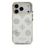 Apple iPhone 17 Pro Max Kılıf Guess Orjinal Lisanslı Metal Kamera Çerçeveli Simli Aynalı Kapak