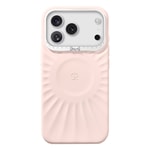 Apple iPhone 17 Pro Max Kılıf Kabartma Tasarımlı Metal Kamera Çerçeveli Pynana Starlight Serisi Kapak