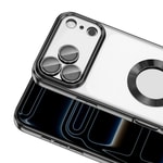 Apple iPhone 17 Pro Max Kılıf Kamera Korumalı Logo Gösteren Zore Omega Kapak