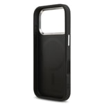 Apple iPhone 17 Pro Max Kılıf Karl Lagerfeld Orjinal Lisanslı M-safe Şarj Özellikli Metal Kamera ve Buton Tasarımlı Choupette PU Deri Kapak
