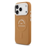 Apple iPhone 17 Pro Max Kılıf Karl Lagerfeld Orjinal Lisanslı M-safe Şarj Özellikli Metal Kamera ve Buton Tasarımlı Paris RSG PU Deri Kapak