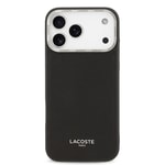 Apple iPhone 17 Pro Max Kılıf Lacoste Orjinal Lisanslı M-safe Şarj Özellikli Champs Elysees PU Deri Tasarımlı Kapak