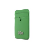 Apple iPhone 17 Pro Max Kılıf Lacoste Orjinal Lisanslı M-safe Şarj Özellikli PU Pike Desenli Metal Logolu Kartlıklı Kapak