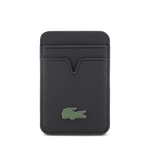 Apple iPhone 17 Pro Max Kılıf Lacoste Orjinal Lisanslı M-safe Şarj Özellikli PU Pike Desenli Metal Logolu Kartlıklı Kapak