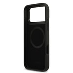 Apple iPhone 17 Pro Max Kılıf Lacoste Orjinal Lisanslı M-safe Şarj Özellikli Standlı PU Deri Karışık Monogram Desenli Kapak
