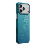 Apple iPhone 17 Pro Max Kılıf M-safe Şarj Özellikli Aramid Fiber Pitaka Glints of Gold Ultra Slim Serisi Kapak