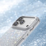 Apple iPhone 17 Pro Max Kılıf M-Safe Şarj Özellikli El İşlemeli Swarovski Taşlı Zore Paris Riva Sert PC Kapak