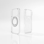 Apple iPhone 17 Pro Max Kılıf M-Safe Şarj Özellikli Airbag Tasarımlı Standlı AmazingThing Titan Pro MagSpin Kapak