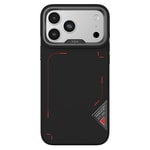 Apple iPhone 17 Pro Max Kılıf M-safe Şarj Özellikli O-Ring Metal Kamera Çerçeveli Kajsa Matrix Collection Kapak