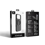 Apple iPhone 17 Pro Max Kılıf M-safe Şarj Özellikli Metal Standlı Sıvı Silikon Lenyes CK223 Kapak