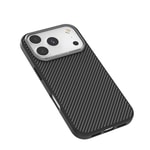 Apple iPhone 17 Pro Max Kılıf M-safe Şarj Özellikli 600D Metal Kamera Çerçeveli Raptic Aramid Fiber Serisi Kapak