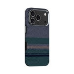 Apple iPhone 17 Pro Max Kılıf M-safe Şarj Özellikli Karbon Fiber Tasarımlı Benks Aurora ArmorPro Kevlar Kapak