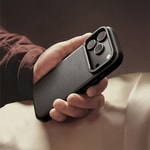 Apple iPhone 17 Pro Max Kılıf M-safe Şarj Özellikli Karbon Fiber Benks Montage Hybrid ArmorPro Kevlar Kapak
