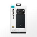 Apple iPhone 17 Pro Max Kılıf M-Safe Şarj Özellikli Benks ArmorPro ArmorGrid Serisi Kevlar Kapak