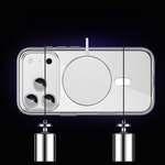 Apple iPhone 17 Pro Max Kılıf M-safe Şarj Özellikli Transparan Sert PC Wlons Pita Kapak