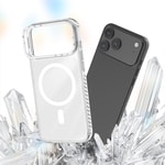 Apple iPhone 17 Pro Max Kılıf M-safe Şarj Özellikli Şeffaf Tasarımlı Wlons Apel Kapak