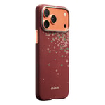 Apple iPhone 17 Pro Max Kılıf M-safe Şarj Özellikli 600D Metal Kamera Çerçeveli Raptic Aramid Fiber Serisi Kapak