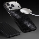 Apple iPhone 17 Pro Max Kılıf M-Safe Şarj Özellikli Benks ArmorPro ArmorGrid Serisi Kevlar Kapak