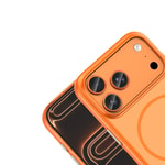 Apple iPhone 17 Pro Max Kılıf M-safe Şarj Özellikli Aramid Fiber Pitaka Glints of Gold Ultra Slim Serisi Kapak