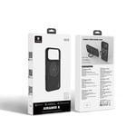 Apple iPhone 17 Pro Max Kılıf M-safe Şarj Özellikli Metal Standlı Lenyes CK225 Kapak