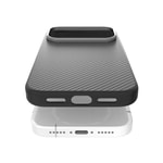 Apple iPhone 17 Pro Max Kılıf M-safe Şarj Özellikli 600D Metal Kamera Çerçeveli Raptic Aramid Fiber Serisi Kapak
