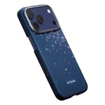 Apple iPhone 17 Pro Max Kılıf M-safe Şarj Özellikli Aramid Fiber Pitaka Sakura Hours Serisi Kapak