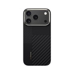 Apple iPhone 17 Pro Max Kılıf M-safe Şarj Özellikli Karbon Fiber Benks Montage ArmorAir Kevlar Kapak