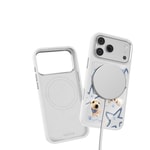 Apple iPhone 17 Pro Max Kılıf M-safe Şarj Özellikli 3D Baskılı Tasarım Mutural The Dog Serisi Kapak
