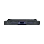 Apple iPhone 17 Pro Max Kılıf M-safe Şarj Özellikli Lumintex Teknolojili Fosforlu Aramid Fiber Pitaka Tactile Woven Aries Serisi Kapak