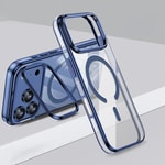 Apple iPhone 17 Pro Max Kılıf M-Safe Şarj Özellikli Airbag Tasarımlı Standlı AmazingThing Titan Pro MagSpin Kapak