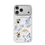 Apple iPhone 17 Pro Max Kılıf M-safe Şarj Özellikli 3D Baskılı Tasarım Mutural The Dog Serisi Kapak